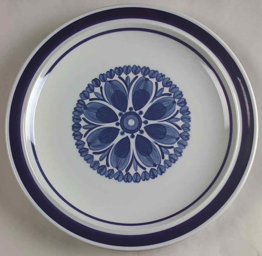 Blue Monterrey 12" Chop Plate (Round Platter) by Service Merchandise Inc-1