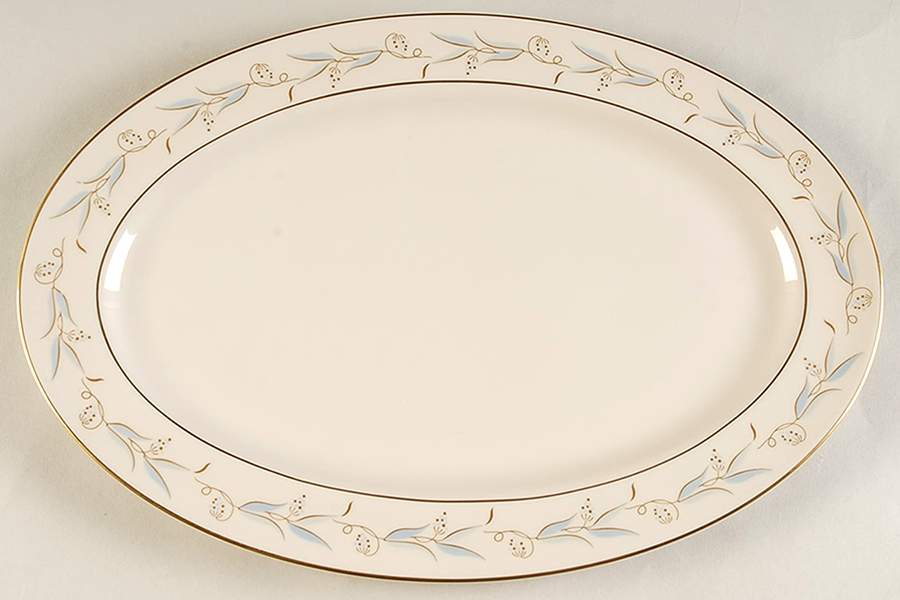 Rhapsody 13" Oval Serving Platter by Marquise-1