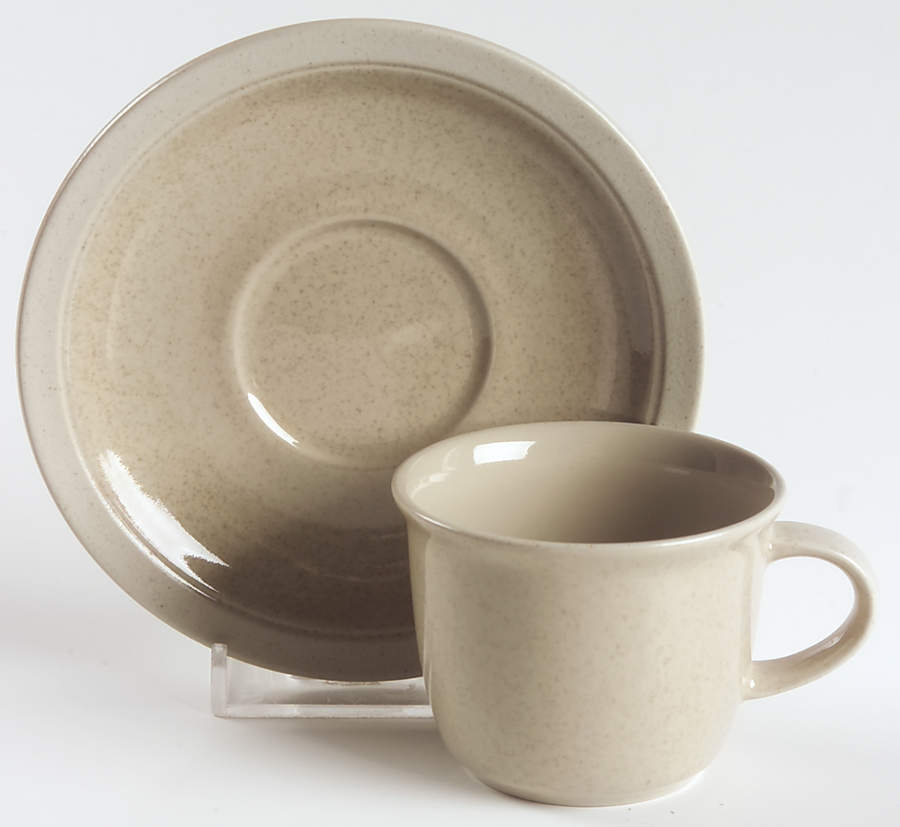 Sand Piper Espresso Cup and Saucer Set by Mikasa-1