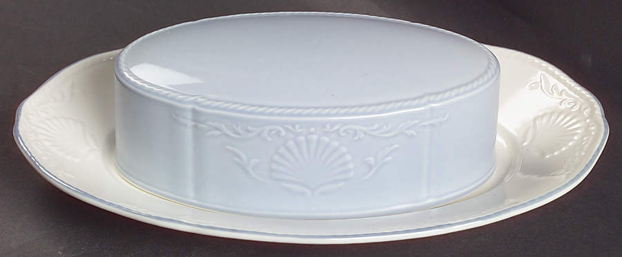 South Hampton Blue 1/4 Lb Covered Butter by Mikasa-1