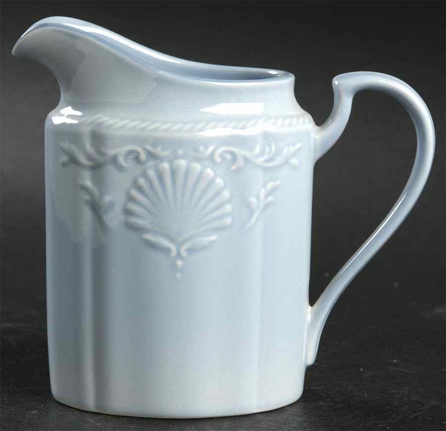 South Hampton Blue Creamer by Mikasa-1