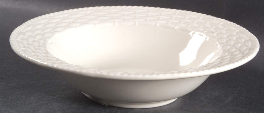 Country Manor White Rim Fruit/Dessert (Sauce) Bowl by Mikasa-1