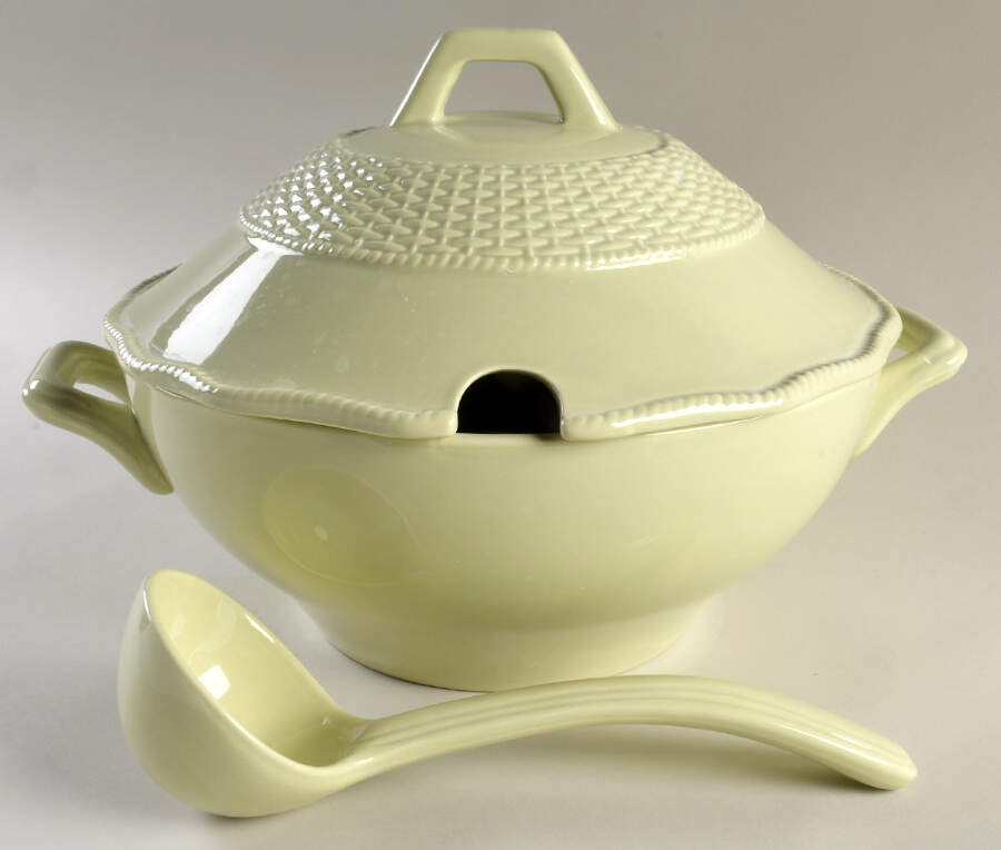 Country Manor Sage Tureen & Lid w/Ladle by Mikasa-1