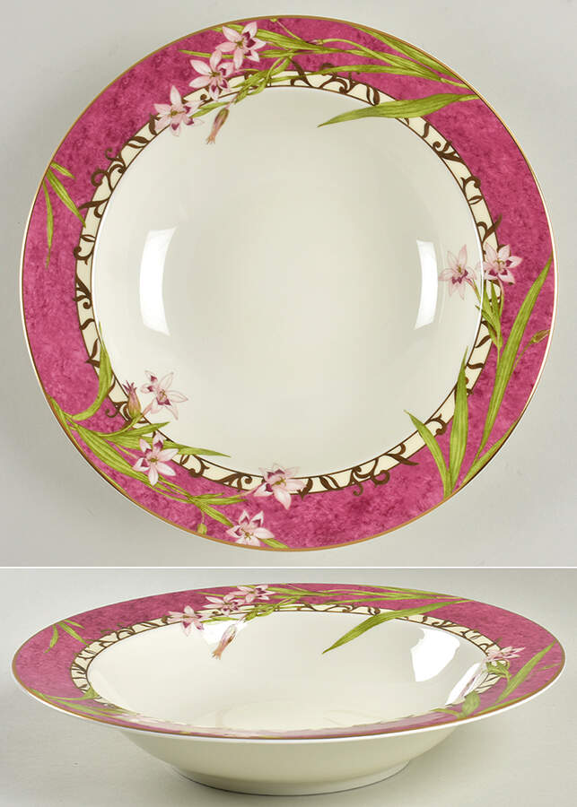 Orchid Tapestry 10" Round Vegetable Bowl by Mikasa-1