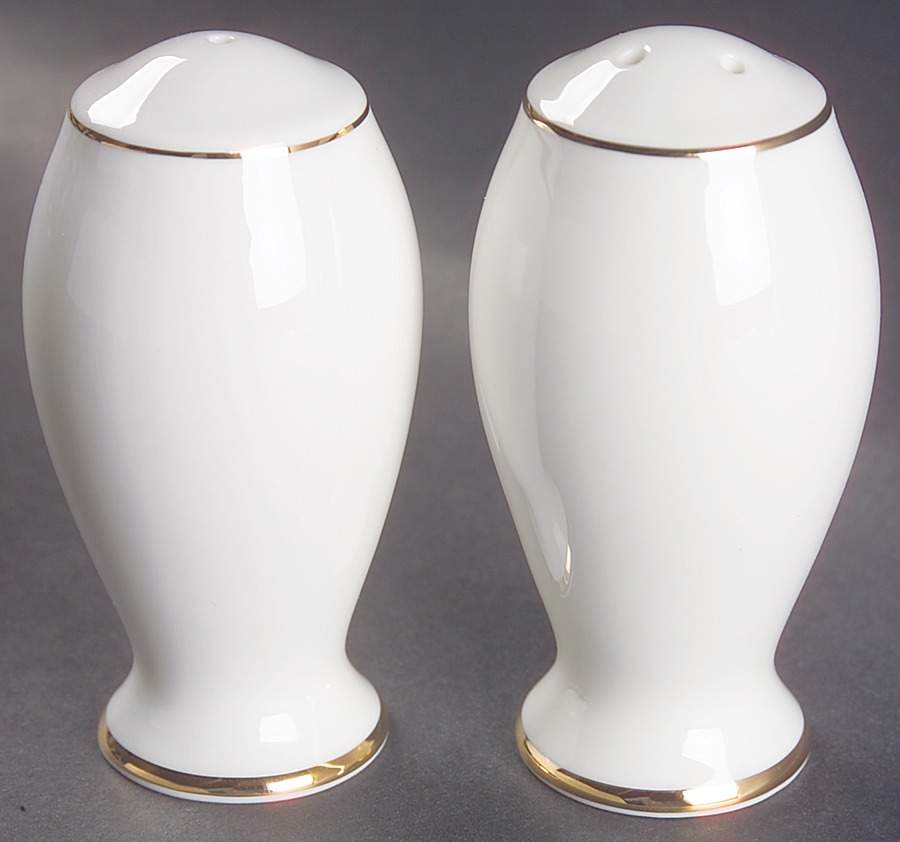 Cameo Gold Salt & Pepper Set by Mikasa-1
