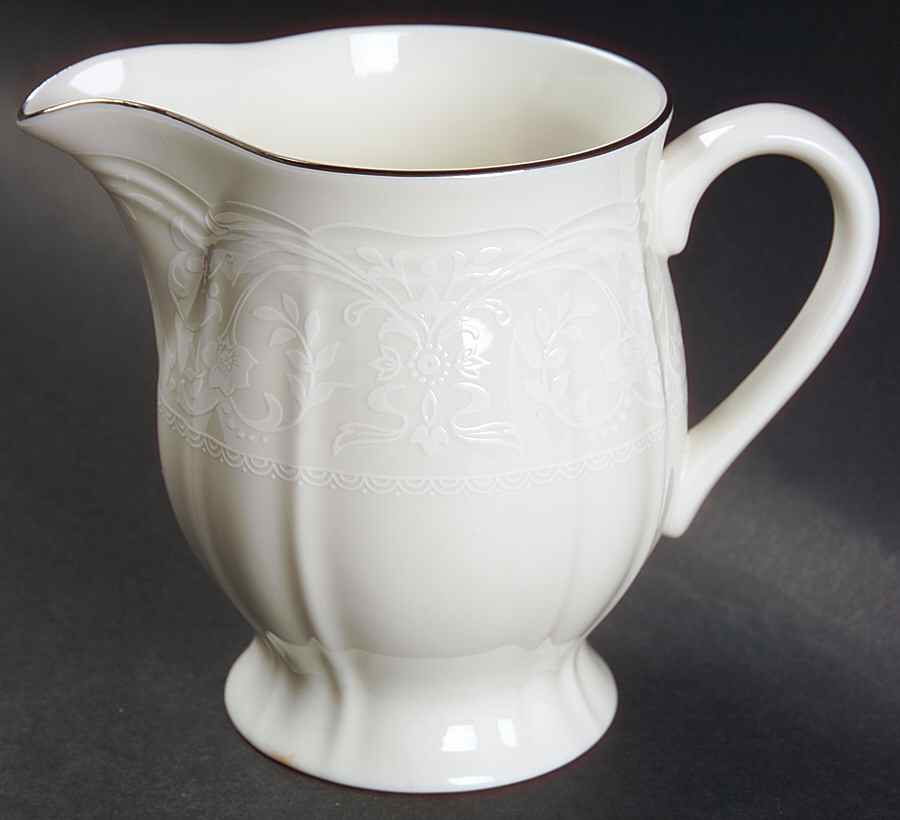 Floral Moire Creamer by Mikasa-1