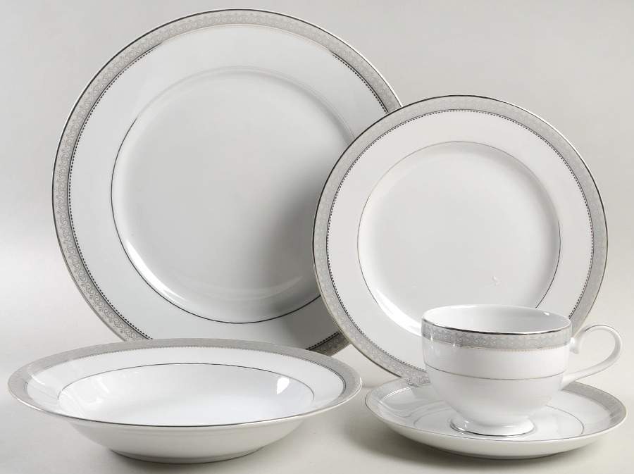 Platinum Crown 40 Piece Estate Set by Mikasa-1