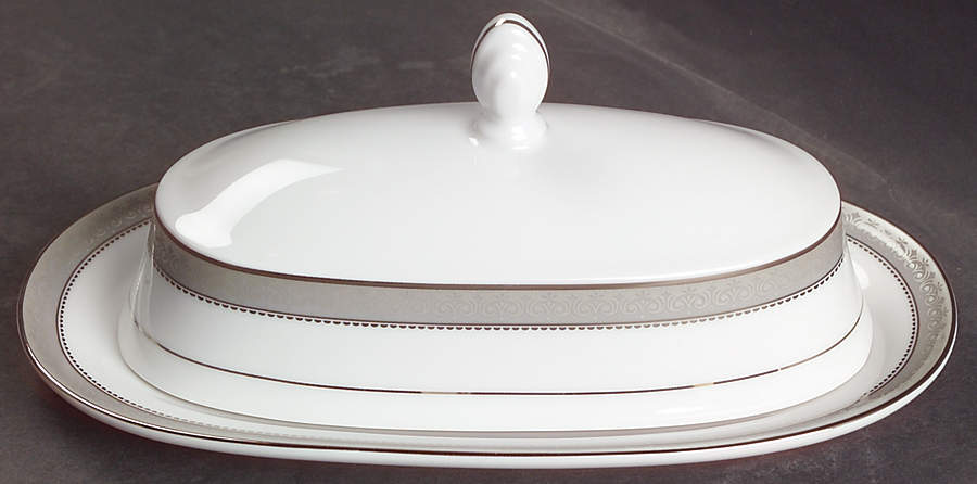 Platinum Crown 1/4 Lb Covered Butter by Mikasa-1