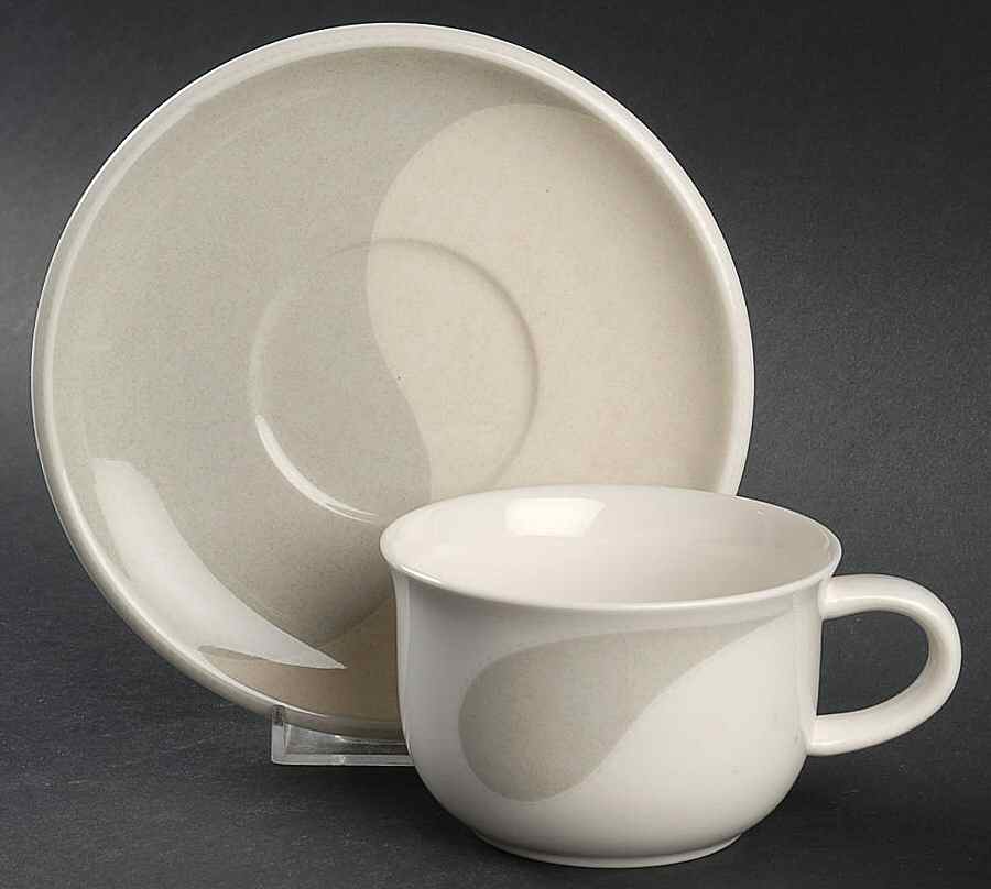 Balance Flat Cup & Saucer Set by Mikasa-1