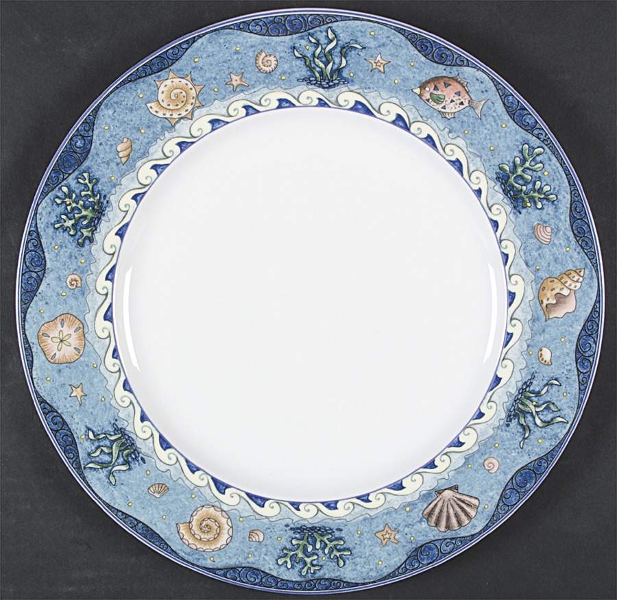 Ocean Medley 12" Chop Plate (Round Platter) by Mikasa-1