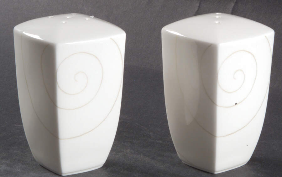 Infinity Silver Salt & Pepper Set by Mikasa-1