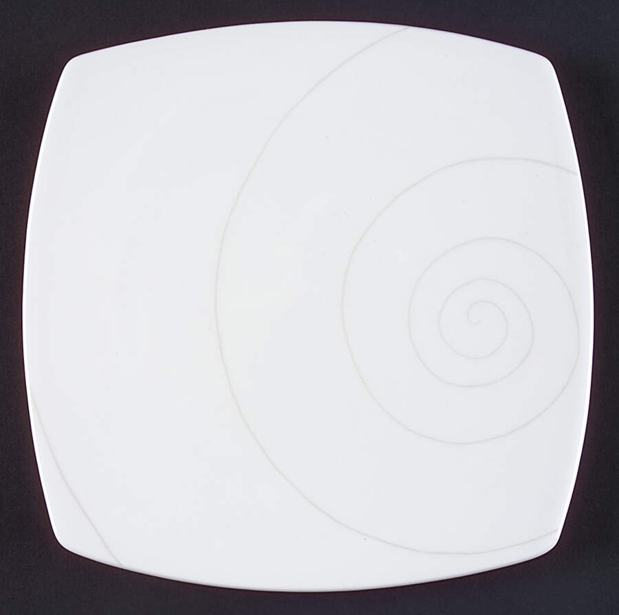 Infinity Silver Bread & Butter Plate by Mikasa-1