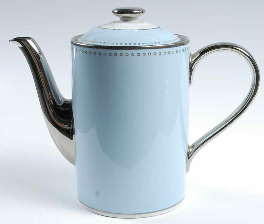 Carolina Blue Coffee Pot & Lid by Marc Blackwell-1