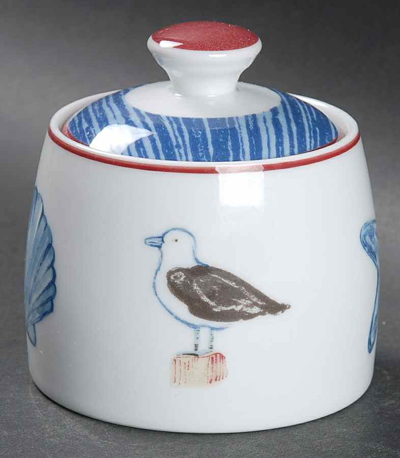 Bar Harbor Sugar Bowl & Lid by Mikasa-1