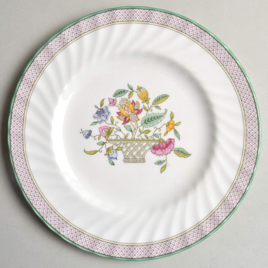 Haddon Hall Trellis Salad Plate by Minton-1