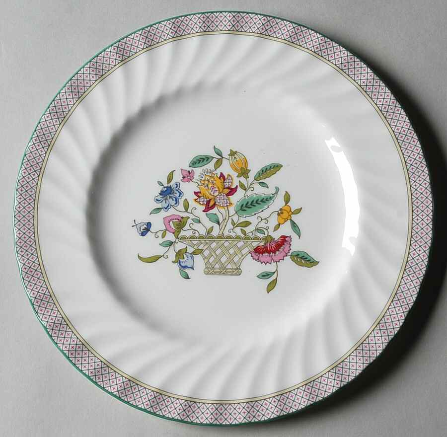 Haddon Hall Trellis Salad Plate by Minton-1