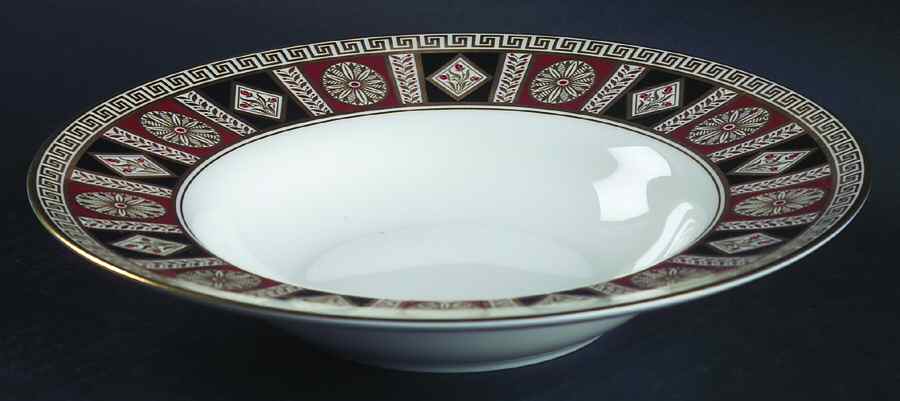 Alhambra Rim Soup Bowl by Minton-1