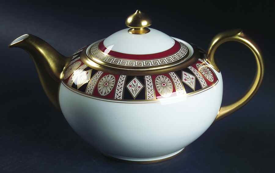 Alhambra Teapot & Lid by Minton-1