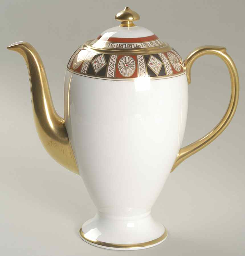 Alhambra Coffee Pot & Lid by Minton-1