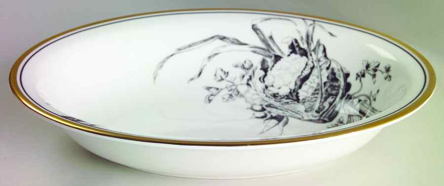 Rosenborg 10" Oval Vegetable Bowl by Minton-1
