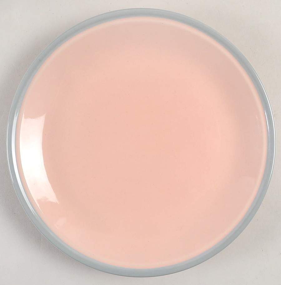 Colortones (Pink & Gray) Salad Plate by Market Square-1