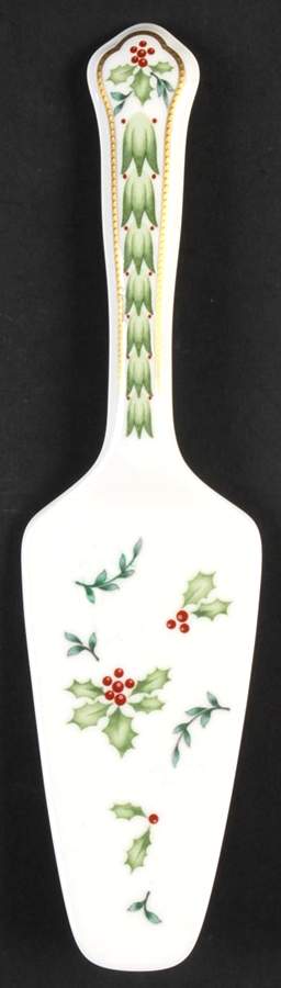 Holiday Celebration Solid Ceramic Pie/Cake Server by Mikasa-1
