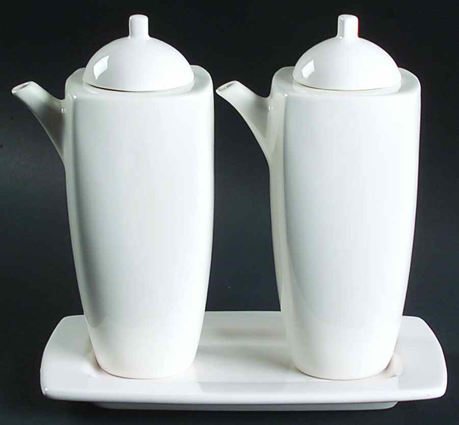 Monument White (5 Piece) Cruet Set by Mikasa-1