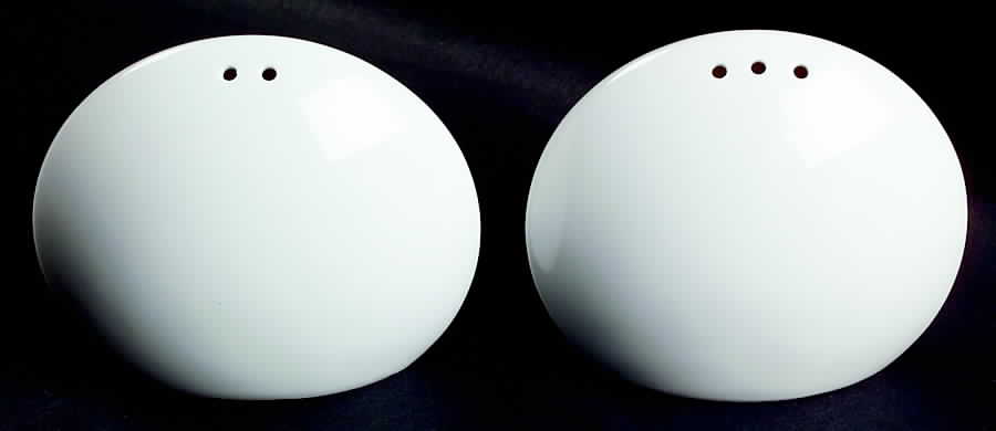 Simplicity White (M5200) Salt & Pepper Set by Mikasa-1
