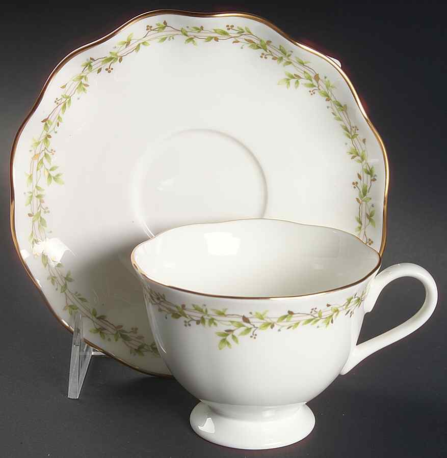 Garden Gala Footed Cup & Saucer Set by Mikasa-1