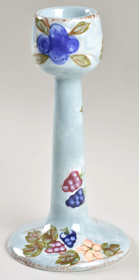 Santa Rosa Blue 8" Tall Candlestick by Mesa Intl-1