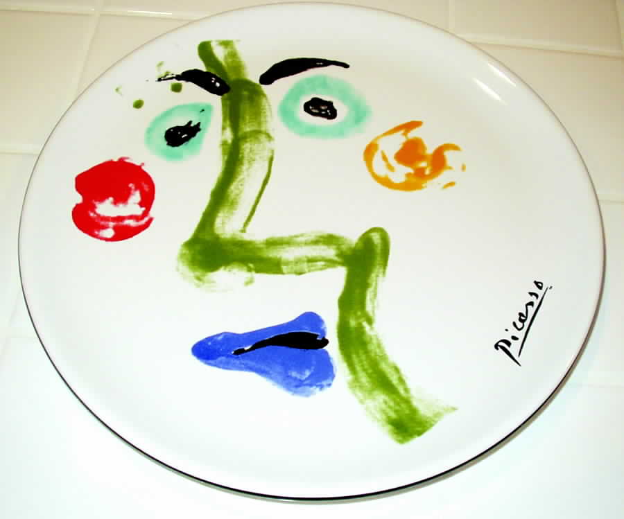 Faces Collection Dinner Plate by Masterpiece Editions-1