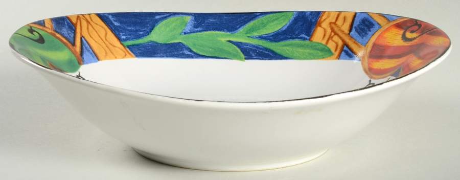 Cafe Paris 10" Oval Vegetable Bowl by Sango-1