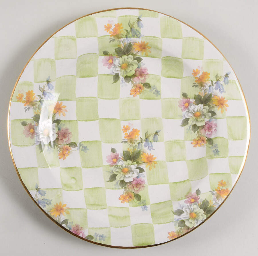 Sweet Pea Service Plate (Charger) by MacKenzie-Childs-1