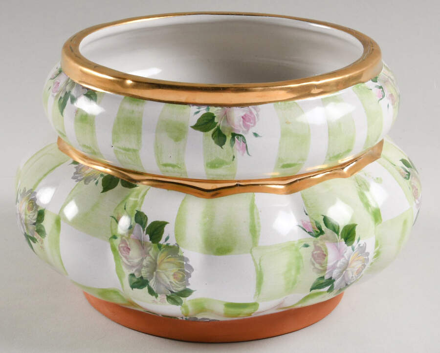 Sweet Pea Cookie Jar No Lid by MacKenzie-Childs-1