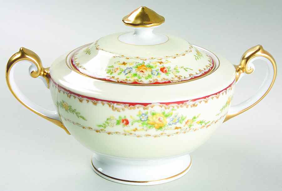 MEI882 Sugar Bowl & Lid by Meito-1