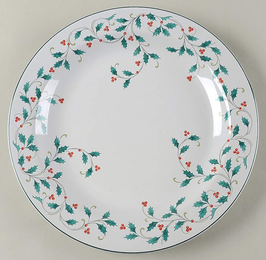 Holly Lace 12" Chop Plate (Round Platter) by Ming Pao-1