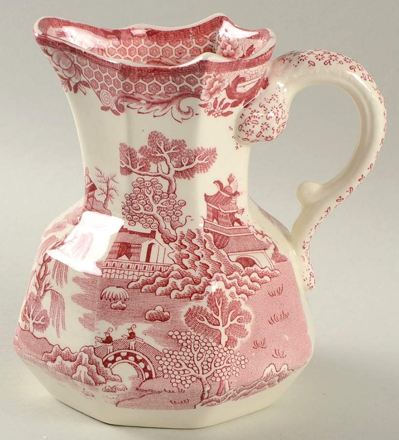 Willow Red 16 Oz Pitcher by Mason's-1