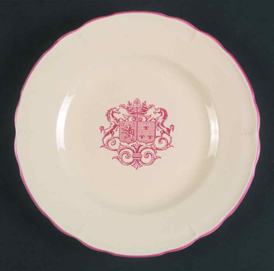 Armoiries Salad Plate by Moulin des Loups-1