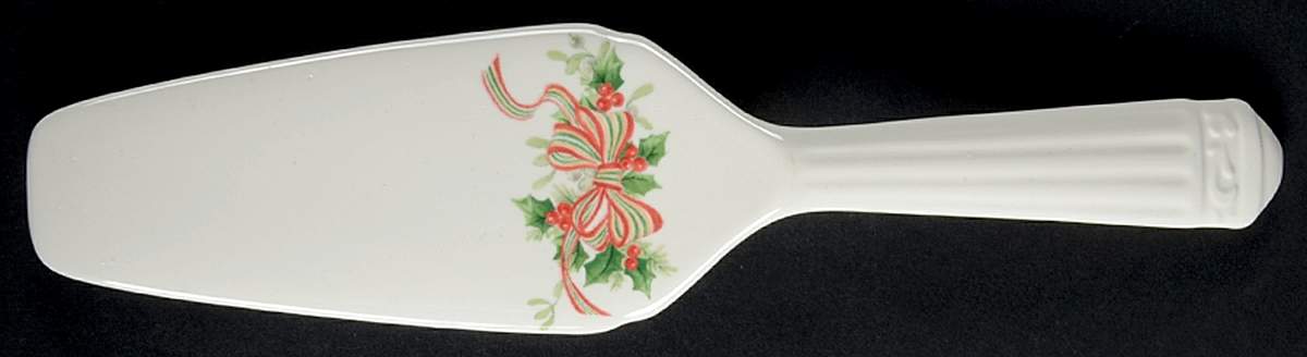 Italian Holiday Solid Ceramic Pie/Cake Server by Mikasa-1