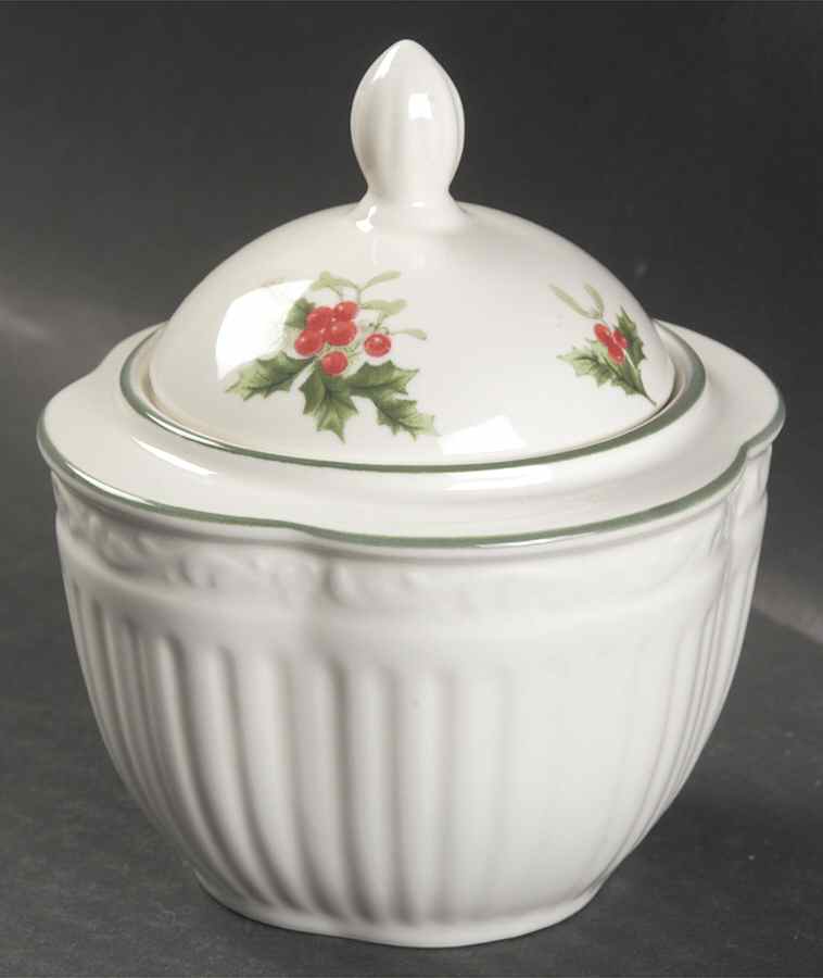 Italian Holiday Sugar Bowl & Lid by Mikasa-1