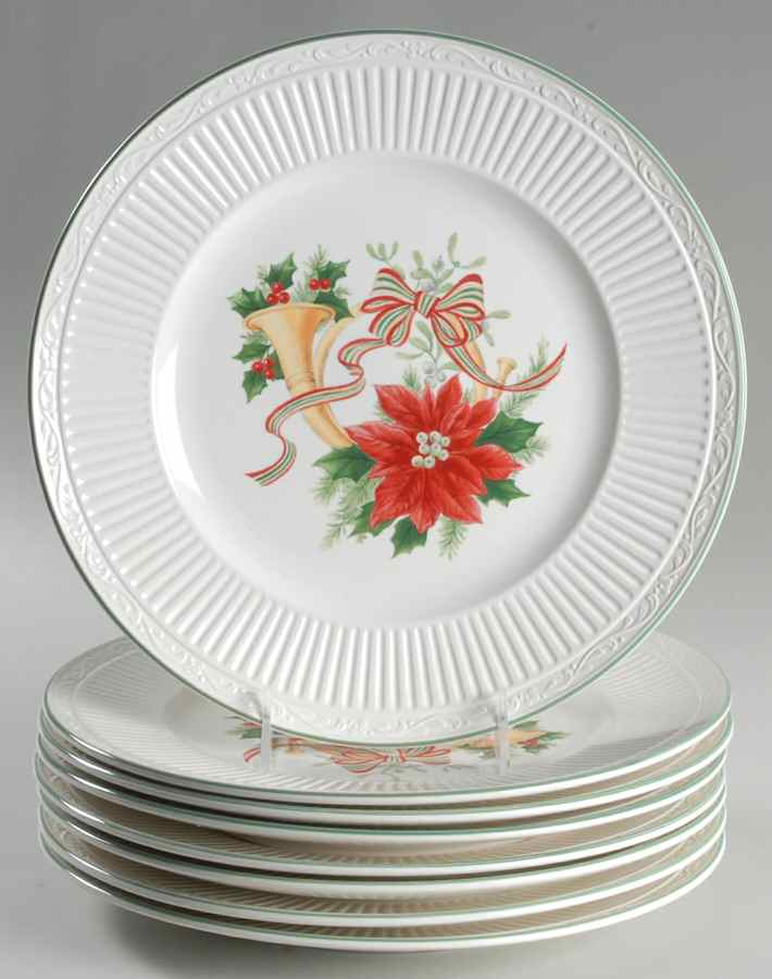 Italian Holiday Dinner Plate - Set of 8 by Mikasa-1