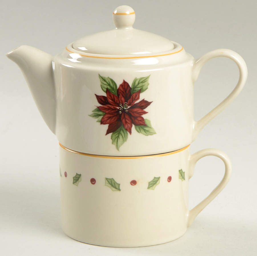 MBT1 Individual Teapot & Lid with Cup by Merry Brite (China)-1