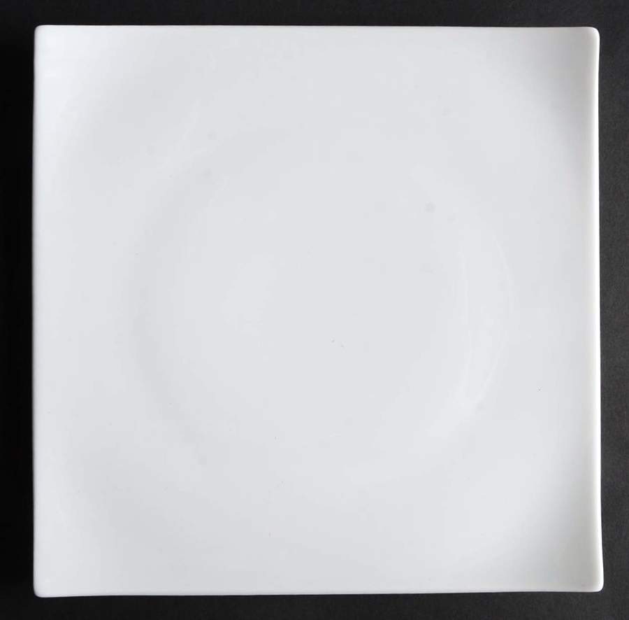 Oxygene White Square Salad Plate by Medard de Noblat-1