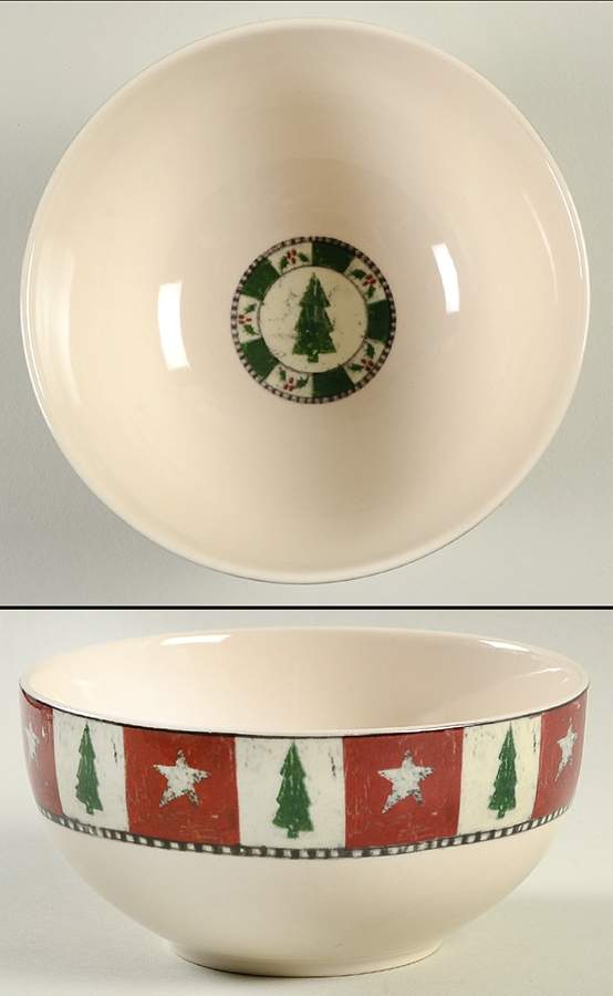Folk Art Santa Soup/Cereal Bowl by Marketplace-1