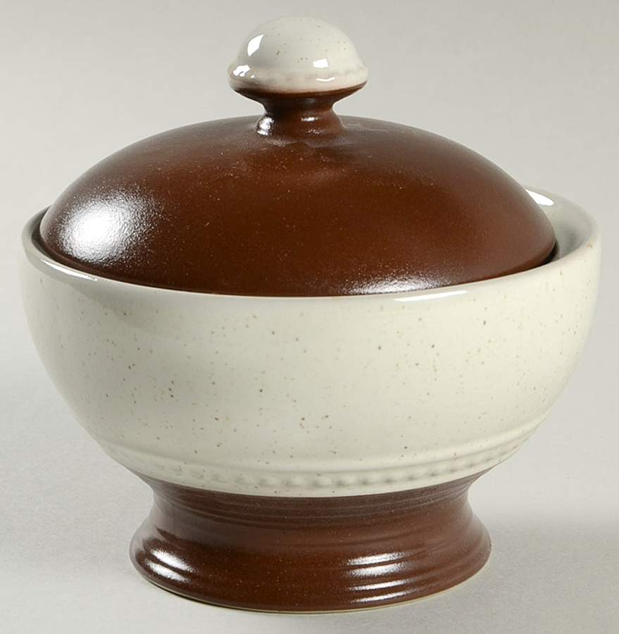 Metropolis Sugar Bowl & Lid by Mikasa-1