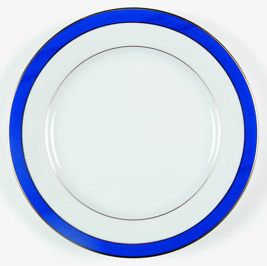 Royal Lapis (Royal Blue Band) Salad Plate by Muirfield-1