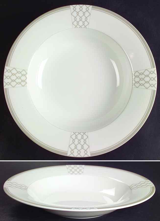 Venetian Link Large Rim Soup Bowl by Mikasa-1