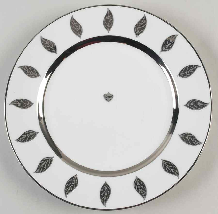 Silvering Leaves Dinner Plate by Marc Blackwell-1