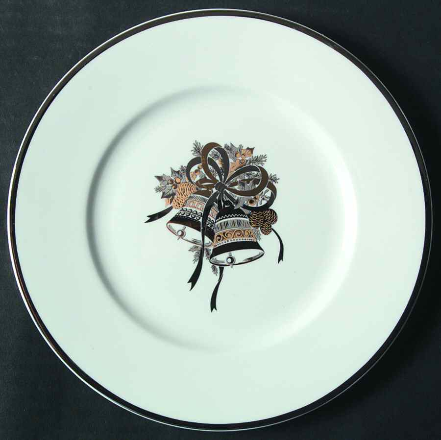 Cameo Holly Bell Salad/Dessert Plate by Mikasa-1