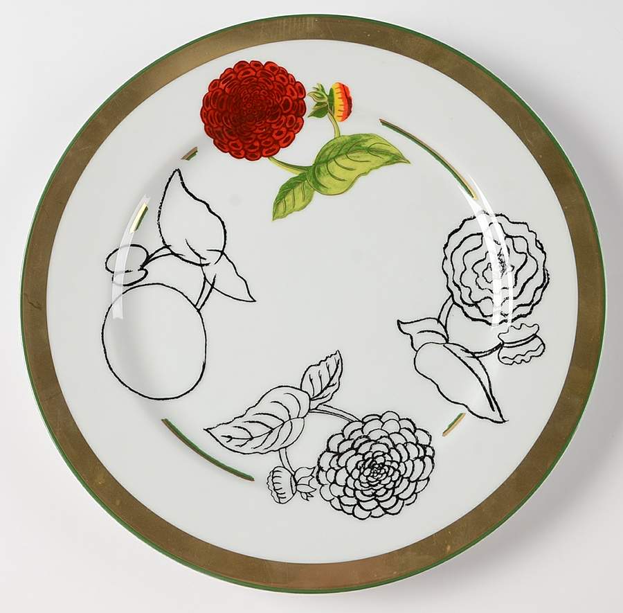 Mamie's Garden Dinner Plate by Marc Blackwell-1